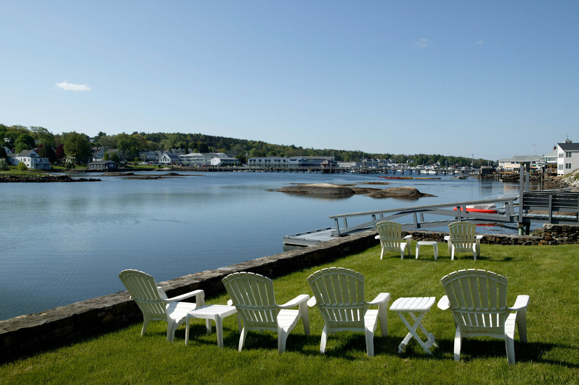 Harborage Inn On The Oceanfront Boothbay Harbor Bagian luar foto